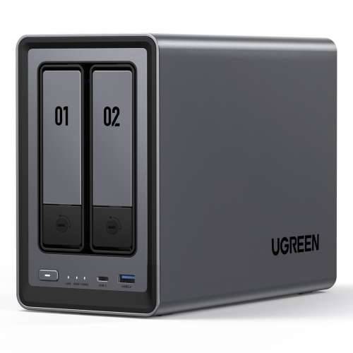 UGREEN NASync DXP2800 2-Bay NAS 0/2 SATA, 0/2 M.2 SSD, 1x 2.5GbE, 8GB RAM Cijena