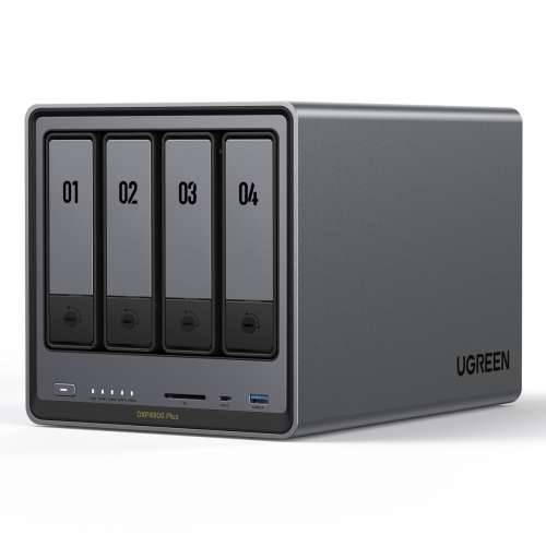 UGREEN NASync DXP4800 Plus 4-Bay NAS 0/4 SATA, 0/2 M.2 SSD, 1x 10GbE + 1x 2.5GbE, 8GB RAM Cijena