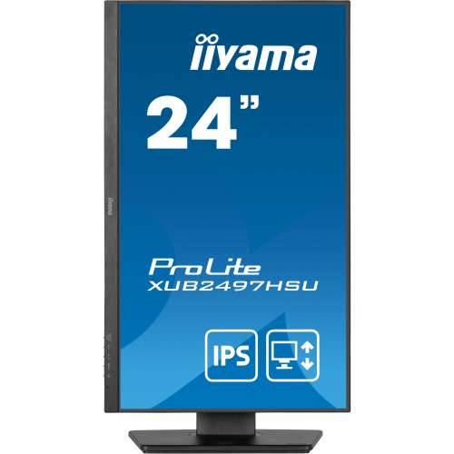 61cm/24“ (1920x1080) iiyama ProLite XUB2497HSU-B2 16:9 FHD IPS 1ms 100Hz USB hub HDMI DP Speaker Pivot Black Cijena