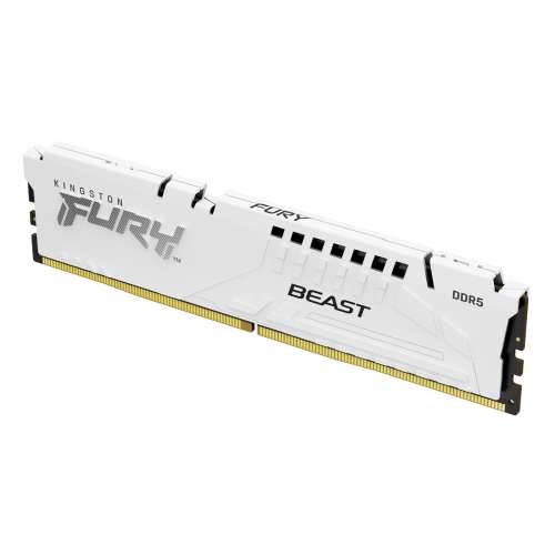 Kingston FURY Beast White 32GB Kit (2x 16GB) DDR5-6000 EXPO CL30 DIMM Memory Cijena