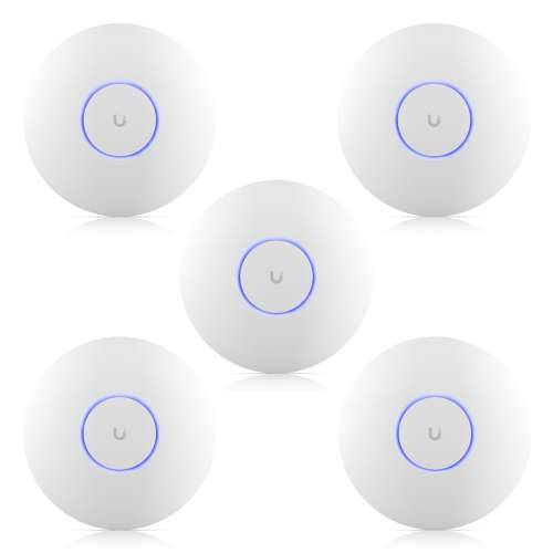 Ubiquiti U7 Pro WiFi 7 Access Point Pack of 5 BE9300 Tri-Band, 1x 2.5GbE LAN, 140m² coverage Cijena