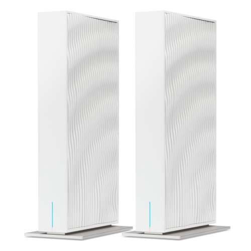 Acer Wave 7 WiFi 7 Mesh Router Pack of 2 BE6400 Dual-Band, 1x 2.5G WAN, 3x 1G LAN, MLO, 6GHz Band, Multi-Link Mesh