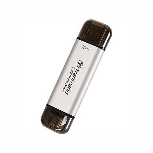 TRANSCEND ESD310S 1TB External SSD USB 10Gbps Type C/A Silver Cijena