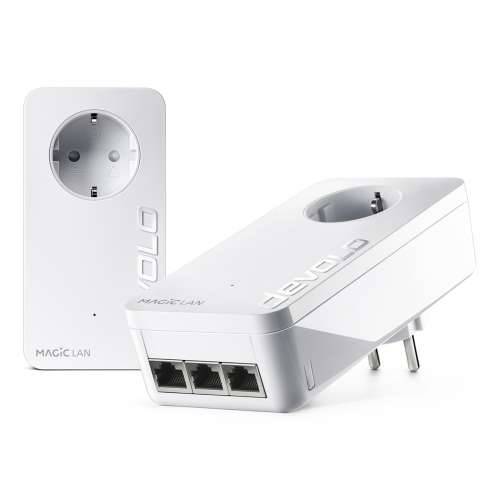 devolo Magic 2 LAN triple Powerline Starter Kit Powerline up to 2,400 Mbit/s, 3x Gigabit LAN (per unit) Cijena