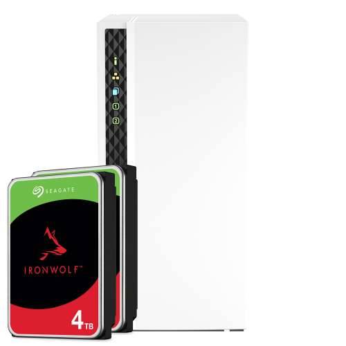 QNAP Systems TS-233 8TB Seagate IronWolf NAS bundle NAS incl. 2x 4TB Seagate IronWolf 3.5 inch SATA hard drive Cijena