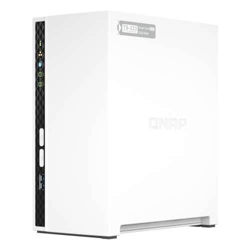 QNAP Systems TS-233 8TB WD Red Plus NAS bundle NAS incl. 2x 4TB WD Red Plus 3.5 inch SATA hard drive Cijena