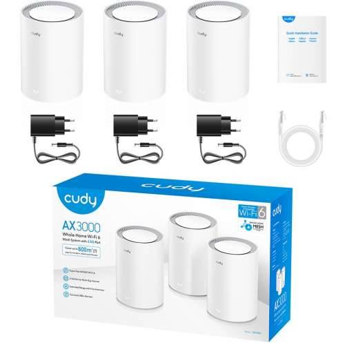 Cudy AX3000 Wi-Fi 6 Mesh 2.5G Solution 3-Pack Cijena