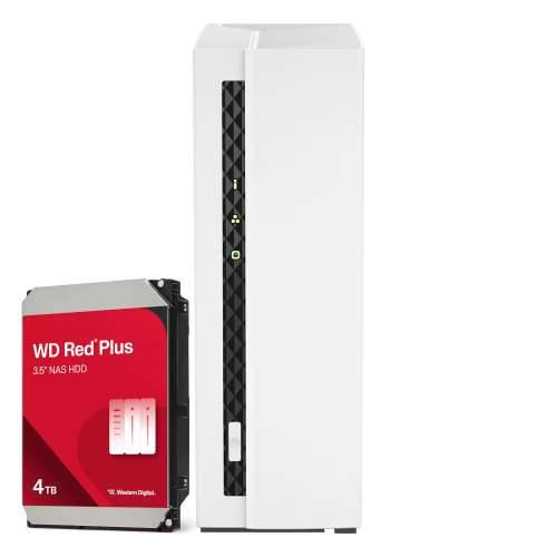 QNAP Systems TS-133 4TB WD Red Plus NAS bundle NAS incl. 1x 4TB WD Red Plus 3.5 inch SATA hard drive