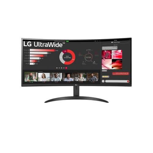 LG 34WR50QK-B Office Monitor - UWQHD, Curved VA Panel 100Hz Cijena