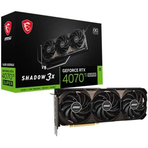 MSI GeForce RTX 4070Ti Super 16G SHADOW 3X OC 16GB GDDR6X Gaming Graphics Card 3xDP/HDMI Cijena