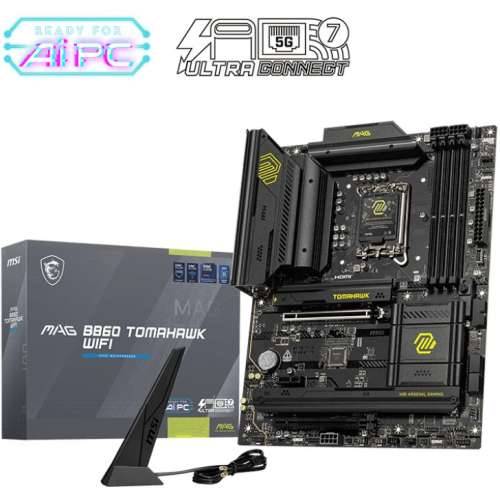 MSI MAG B860 TOMAHAWK WIFI motherboard 1851 M.2/WIFI7/BT/HDMI/DP/TB4/USB-C Cijena