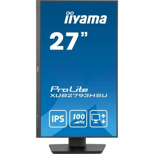 68.6cm/27“ (1920x1080) iiyama ProLite XUB2793HSU-B7 16:9 FHD IPS 1ms 100Hz HDMI DP Speaker Pivot Black Cijena