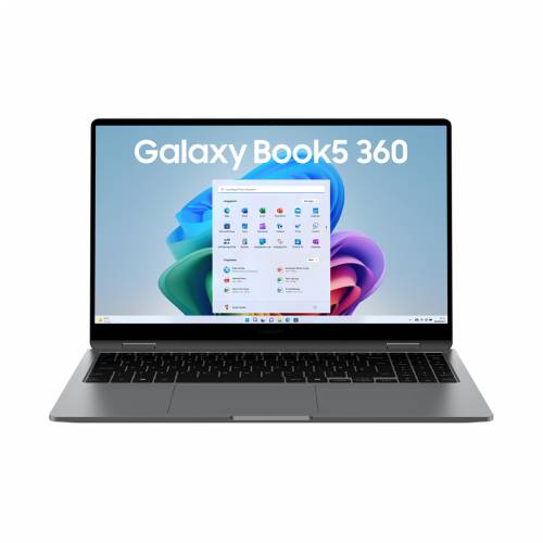 SAMSUNG Galaxy Book5 360 15.6 inch Intel Core Ultra 7 256V 16GB 1000GB Windows 11 Home Moonstone Gray