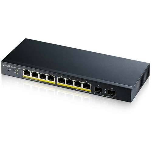 ZyXEL GS1900-10HP 10-Port smart managed 77W PoE+ Switch