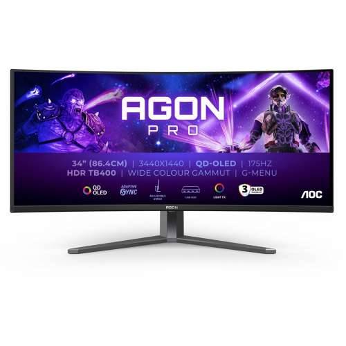 AOC AGON AG346UCD 86.4cm (34") UWQHD OLED Monitor Curved 21:9 HDMI/DP/USB 175Hz 0.03ms Sync Cijena