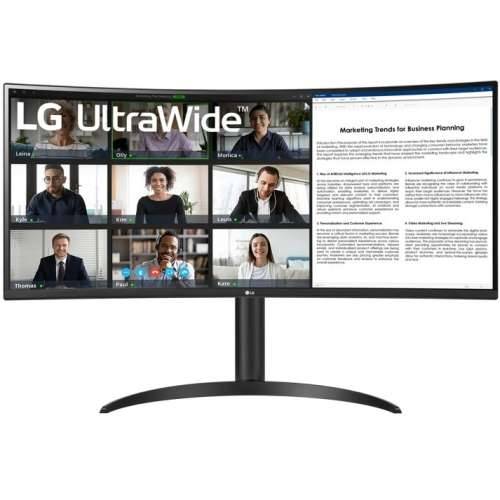 LG 34WR55QK-B 86.4cm (34") UWQHD 21:9 VA Curved Office Monitor HDMI/DP/USB-C PD65W 100Hz 5ms Cijena