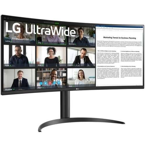 LG 34WR55QK-B 86.4cm (34") UWQHD 21:9 VA Curved Office Monitor HDMI/DP/USB-C PD65W 100Hz 5ms Cijena