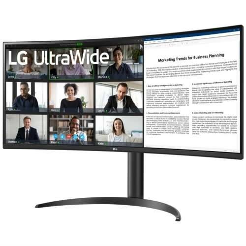 LG 34WR55QK-B 86.4cm (34") UWQHD 21:9 VA Curved Office Monitor HDMI/DP/USB-C PD65W 100Hz 5ms Cijena