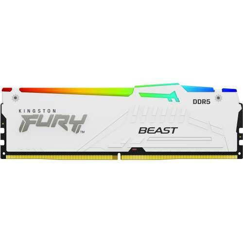 64GB (2x32GB) Kingston Fury Beast White RGB EXPO DDR5-6000 CL30 RAM memory kit Cijena