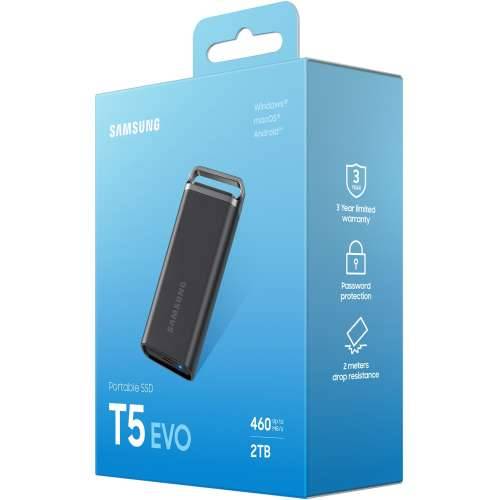 Samsung external SSD T5 Evo MU-PH2T0S - 2 TB - USB 3.2 Gen 1 - black Cijena