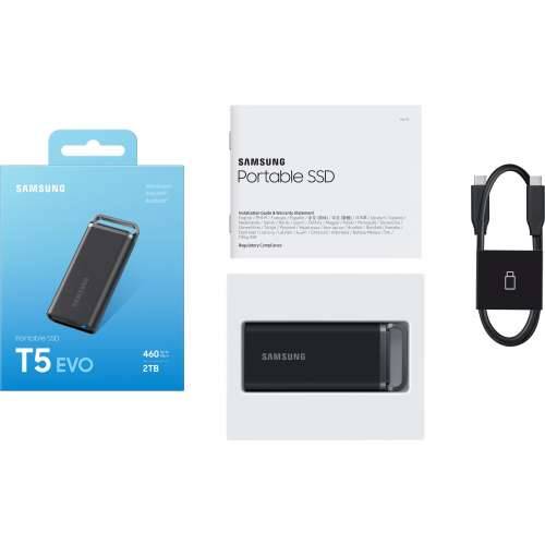 Samsung external SSD T5 Evo MU-PH2T0S - 2 TB - USB 3.2 Gen 1 - black Cijena