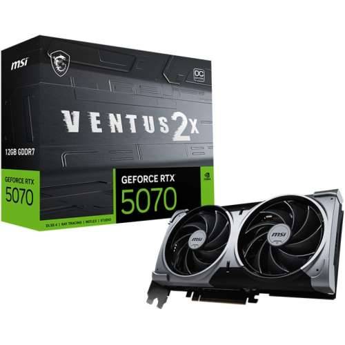 MSI GeForce RTX 5070 12G VENTUS 2X OC - graphics card - GeForce RTX 5070 - 12 GB Cijena
