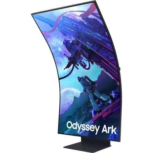 138cm/55“ (3840x2160) Samsung Odyssey Ark S55CG970NU G97NC Series Curved 16:9 QLED 4K 165Hz QuantumHDR 1ms 3xHDMI DP Speaker Black Cijena