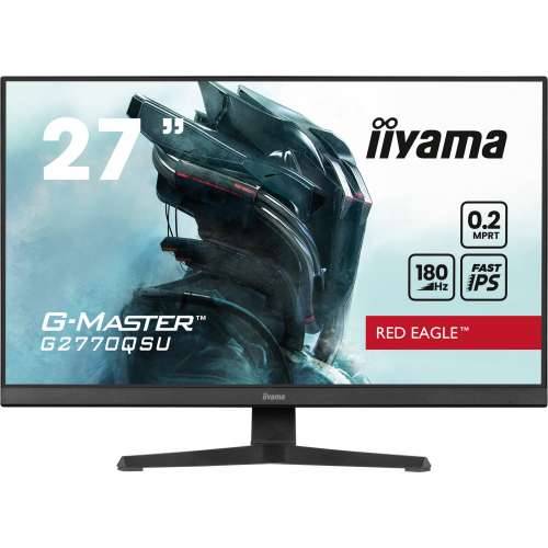 68.6cm/27“ (2560x1440) iiyama G-Master G2770QSU-B6 16:9 WQHD FastIPS 0.2ms 180Hz HDMI DP USB Hub Speaker Black Cijena