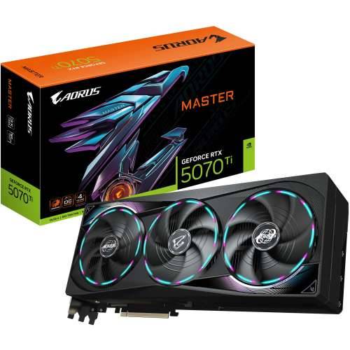 AORUS GeForce RTX 5070 Ti MASTER 16G - OC Edition - graphics card - GeForce RTX 5070 Ti - 16 GB Cijena