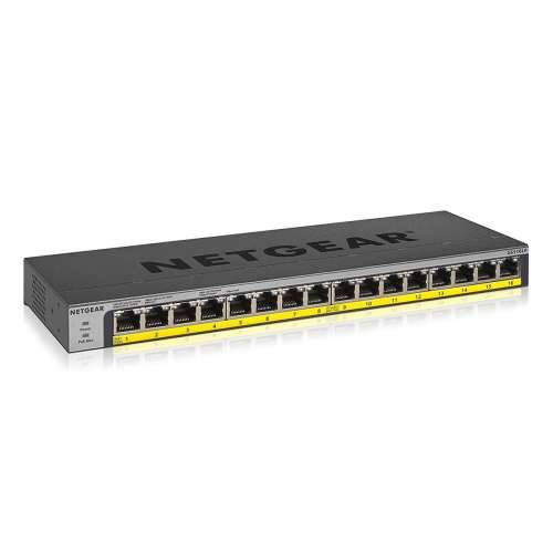 NETGEAR 16-portni gigabitni Ethernet neupravljani PoE / PoE + prekidač (GS116LP-100EUS) Cijena