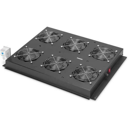 DIGITUS roof fan unit Unique 6 fans black. Cijena