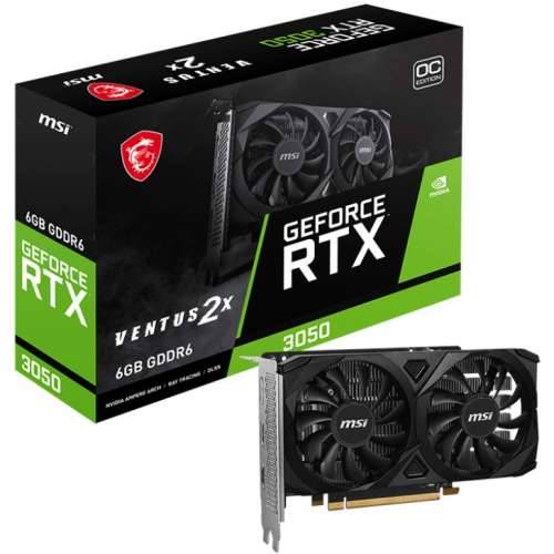 MSI GeForce RTX 3050 VENTUS 2X E 6G OC 6GB GDDR6 graphics card DP/HDMI Cijena