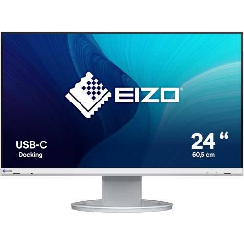 EIZO FlexScan EV2480-WT 60.5m (23.8) Full HD IPS Monitor 16:9 DP/HDMI/USB-C Pivot HV