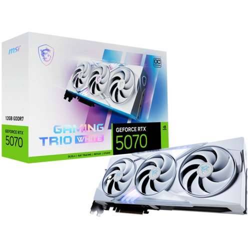 MSI GeForce RTX 5070 GAMING TRIO OC White graphics card DP/HDMI