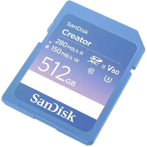 SanDisk Creator 512GB SD UHS-II Card Memory Card up to 280 MB/s Cijena
