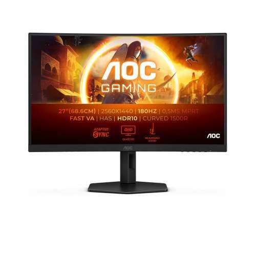 AOC CQ27G4X, VA 27”, DP, 2xHDMI, HAS, 180Hz, QHD