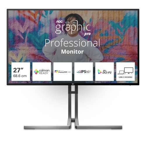 AOC U27U3CV, 27”, 4K, HDMI, DP, USB-C, RJ45, Calma Cijena