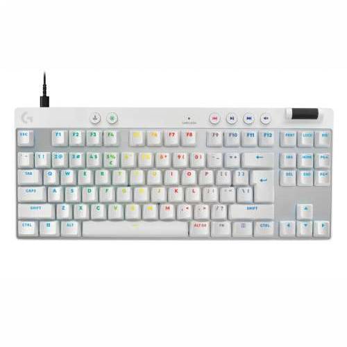 Logitech Pro X TKL Rapid, meh. tipkovnica, bijela Cijena