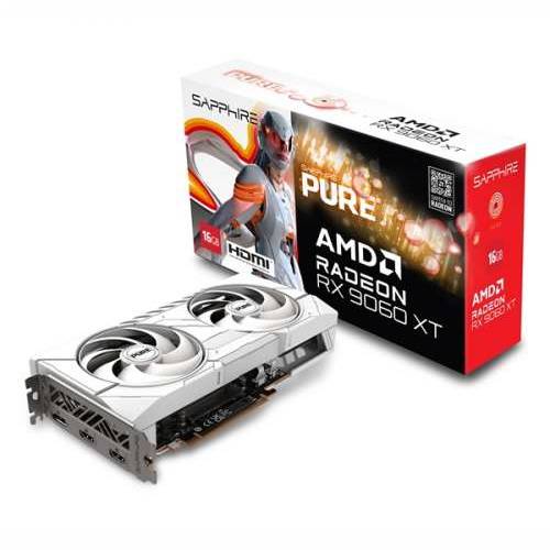 Sapphire Pure RX 9060XT Gaming OC, 16GB GDDR6 Cijena
