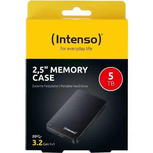 2.5 5TB Intenso Memory Case USB 3.0-3.2 Gen1 (3.1 Gen 1) black Cijena