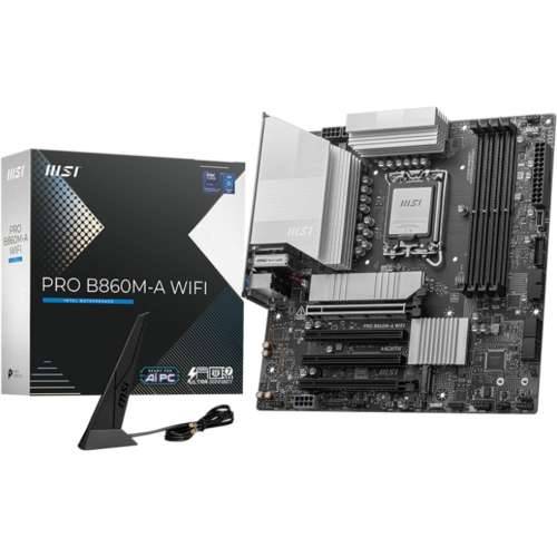 MSI PRO B860M-A WIFI motherboard 1851 M.2/WIFI7/BT/HDMI/DP/TB4/USB-C