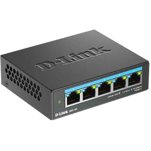 D-Link DMS-105/E 5-Port 2.5G Multi-Gigabit Desktop Switch Cijena