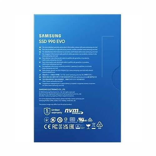 M.2 1TB Samsung 990 EVO NVMe PCIe 5.0 x 2 retail Cijena