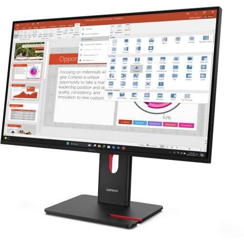 LENOVO ThinkVision T27-40 68.58cm 27inch IPS 16:9 1920x1080 300cd/m2 1500:1 HDMI DP VGA USB Top Seller Cijena