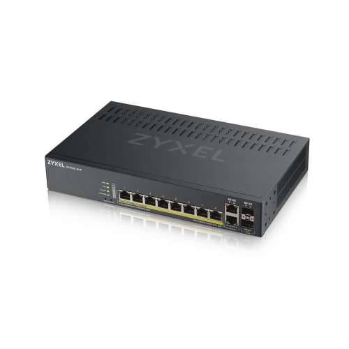 Zyxel GS1920-8HPV2 Gigabit 8-Port PoE + upravljački preklopnik (100/1000 Mbit / s, QoS, ugljik, Zyxel NebulaFlex) Cijena