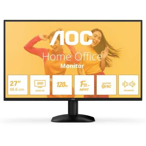 68.6cm / 27“ (2560x1440) AOC Q27B35S3 16:09 HDMI+DP IPS 120Hz LS 1ms black