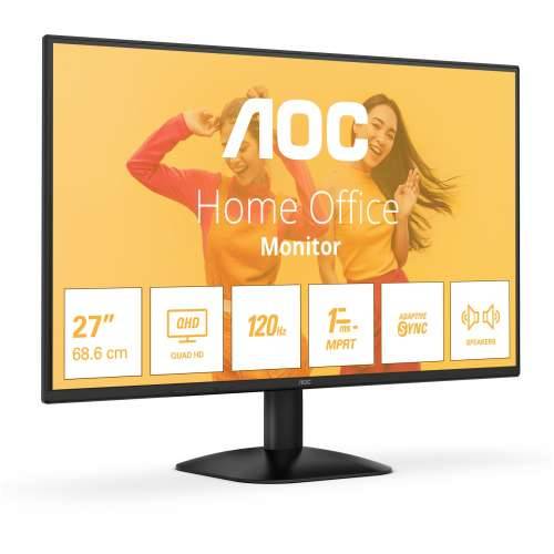 68.6cm / 27“ (2560x1440) AOC Q27B35S3 16:09 HDMI+DP IPS 120Hz LS 1ms black Cijena