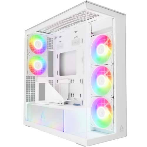 ARCTIC Xtender VG White E-ATX Gaming Case with Side Window