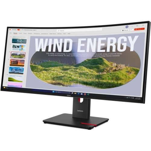 LENOVO ThinkVision T34WD-40 86.36cm 34inch 3440x1440 Curved VA 120Hz USB-C docking 96W Mirror power button TopSeller Cijena