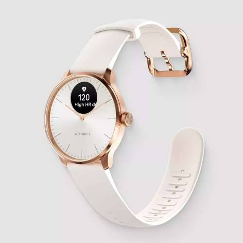 Withings ScanWatch Light rosegold sand heart rate measurement, sleep monitoring